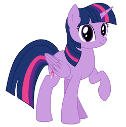 Size: 1570x1578 | Tagged: safe, artist:twinklecometyt, character:twilight sparkle, character:twilight sparkle (alicorn), species:alicorn, species:pony, g4, female, raised hoof, simple background, solo, transparent background
