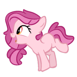 Size: 1000x1000 | Tagged: safe, artist:rubyg242, oc, oc:pink lady, parent:apple bloom, parent:diamond tiara, parents:diamondbloom, species:earth pony, species:pony, g4, female, filly, magical lesbian spawn, offspring, simple background, solo, transparent background