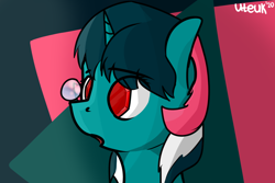 Size: 1500x1000 | Tagged: safe, artist:uteuk, character:fizzy, species:pony, species:twinkle eyed pony, species:unicorn, g1, bubble, cute