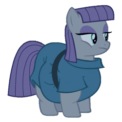 Size: 504x504 | Tagged: safe, artist:monterrang, edit, character:maud pie, species:earth pony, species:pony, g4, cutout, edited edit, fat, maud pudge, simple background, solo, transparent background, tumblr:ask fat maud pie