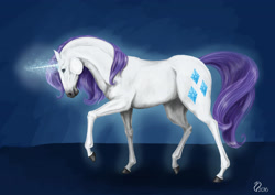 Size: 3508x2480 | Tagged: safe, artist:cvanilda, character:rarity, species:pony, species:unicorn, g4, female, hoers, mare, signature, solo