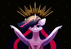 Size: 1810x1247 | Tagged: safe, artist:teaflower300, character:twilight sparkle, character:twilight sparkle (alicorn), species:alicorn, species:pony, g4, solo