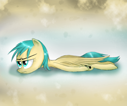 Size: 2679x2239 | Tagged: safe, artist:vunlinur, oc, oc only, oc:holiday dreams, species:pegasus, species:pony, g4, bored, female, solo