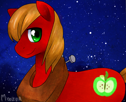 Size: 1388x1128 | Tagged: safe, artist:php17, character:big mcintosh, species:earth pony, species:pony, male, solo, stallion, stars