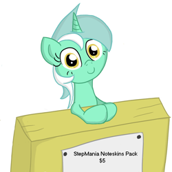 Size: 600x600 | Tagged: safe, artist:roflpony, edit, character:lyra heartstrings, species:pony, species:unicorn, ask-wackylyra, female, looking at you, simple background, smiling, solo, white background