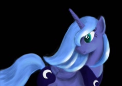 Size: 1023x723 | Tagged: safe, artist:steamroller988, character:princess luna, female, s1 luna, simple background, solo