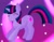 Size: 1100x852 | Tagged: safe, artist:emeraldpony, character:twilight sparkle, character:twilight sparkle (unicorn), species:pony, species:unicorn, g4, abstract background, eyes closed, female, mare, smiling, solo