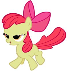 Size: 2793x3000 | Tagged: safe, artist:sidorovich, character:apple bloom, species:earth pony, species:pony, female, filly, high res, simple background, solo, transparent background, vector