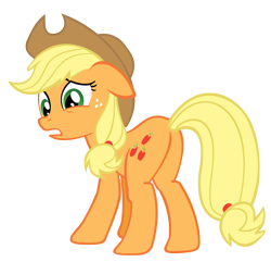 Size: 3000x2889 | Tagged: safe, artist:sidorovich, character:applejack, episode:the cutie pox, g4, my little pony: friendship is magic, female, high res, plot, simple background, solo, transparent background, vector