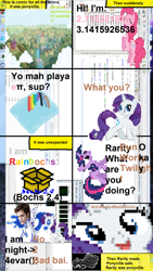 Size: 1080x1920 | Tagged: safe, artist:greyone, character:nightmare moon, character:pinkie pie, character:princess luna, character:rainbow dash, character:rarity, character:twilight sparkle, comic, crossover, e, edward cullen, euler's number, hi anon, not salmon, pi, pixelated, pun, salmon, salmon yet not salmon, sega genesis, stock vector, wat, windows