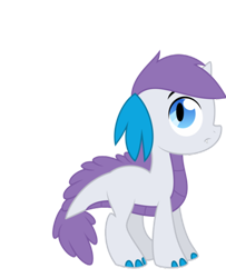 Size: 376x464 | Tagged: safe, artist:mochi--pon, edit, oc, oc only, oc:gem, parent:rarity, parent:spike, parents:sparity, species:dracony, cropped, hybrid, interspecies offspring, my little pony genesis, offspring, simple background, solo, transparent background, vector