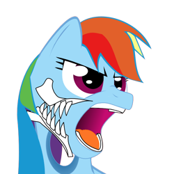 Size: 700x700 | Tagged: safe, artist:randomlywhimsical, character:rainbow dash, bleach (manga), female, grimmjow jeagerjaquez, simple background, solo, transparent background