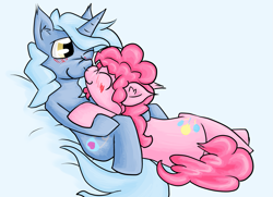 Size: 1175x849 | Tagged: safe, artist:darkyosh, character:pinkie pie, character:pokey pierce, ship:pokeypie, bubble berry, gay, half r63 shipping, male, pokeyberry, rule 63, shipping