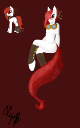 Size: 800x1280 | Tagged: safe, artist:daedricdarling, artist:thefimp, oc, oc only, species:pony, female, mare, multiple artists, semi-anthro, solo, steampunk