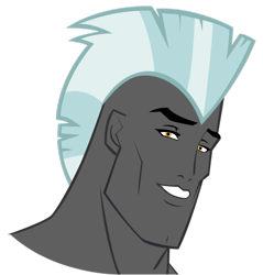 Size: 875x914 | Tagged: safe, artist:alexandru1208, character:thunderlane, g4, handsome, handsome face, male, reaction image, simple background, solo, transparent background