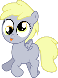 Size: 2367x3205 | Tagged: safe, artist:bigdream64, character:derpy hooves, species:pegasus, species:pony, cute, derpabetes, female, foal, mare, simple background, solo, transparent background, vector, young