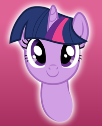 Size: 440x541 | Tagged: safe, artist:mikesouthmoor, character:twilight sparkle, female, simple background, smiling, solo