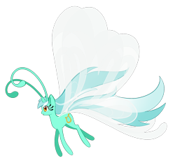 Size: 1500x1400 | Tagged: safe, artist:uncertainstardust, character:lyra heartstrings, species:breezies, breeziefied, female, simple background, solo, transparent background