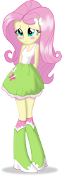 Size: 3707x10502 | Tagged: safe, artist:thisismyphotoshoppin, character:fluttershy, my little pony:equestria girls, blouse, clothing, dress, female, sad, shame, shy, solo
