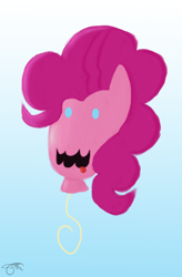 Size: 936x1424 | Tagged: safe, artist:aruigus808, character:pinkie pie, balloon, female, solo