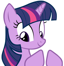 Size: 3958x4045 | Tagged: safe, artist:scotch208, character:twilight sparkle, species:pony, species:unicorn, female, mare, reaction image, simple background, smiling, solo, transparent background, vector