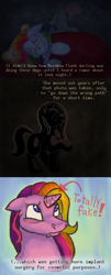 Size: 500x1232 | Tagged: safe, artist:ratdust, character:rainbow dash, character:rainbow dash (g3), character:rainbow flash (g3), g3, ask, ask g3 dashie, comic, fake horn, tumblr
