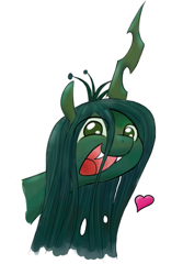 Size: 800x1200 | Tagged: safe, artist:dr-waveband, character:queen chrysalis, cute, cutealis, female, solo