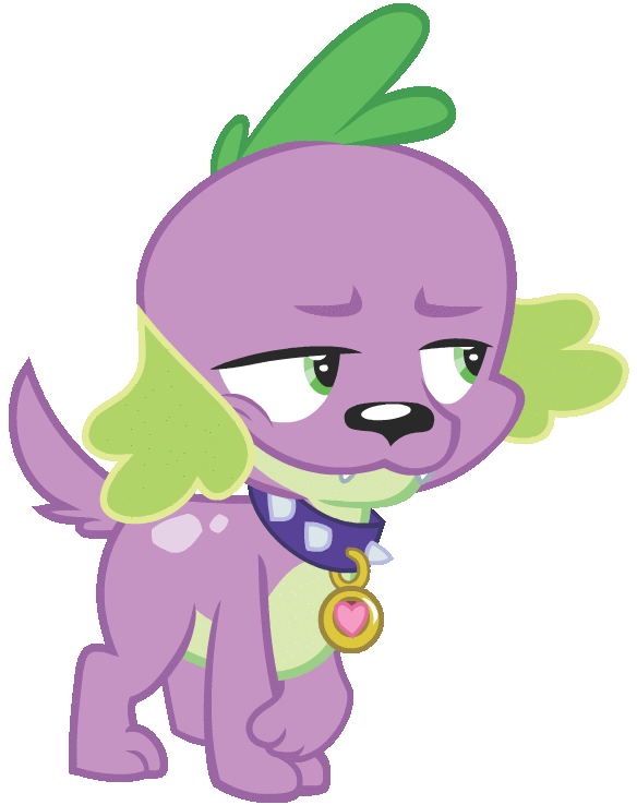 Size: 584x738 | Tagged: dead source, safe, artist:strumfreak, character:spike, species:dog, my little pony:equestria girls, animated, bedroom eyes, eyebrow wiggle, eyebrows, gif party, grin, horny, juxtaposition bait, male, solo, spike the dog