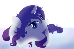 Size: 3000x2000 | Tagged: safe, artist:sparkle-bubba, character:rarity, female, messy mane, solo