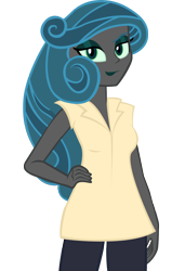 Size: 2500x3646 | Tagged: dead source, safe, artist:alexandru1208, character:queen chrysalis, my little pony:equestria girls, equestria girls-ified, female, solo