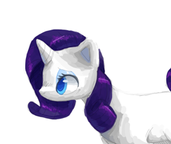 Size: 448x377 | Tagged: safe, artist:maneribbons, character:rarity, female, solo