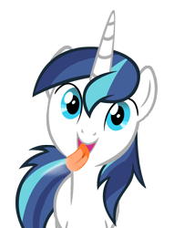 Size: 1280x1679 | Tagged: safe, artist:umbra-neko, character:shining armor, fourth wall, licking, licking ponies, male, screen, simple background, solo, transparent background, vector
