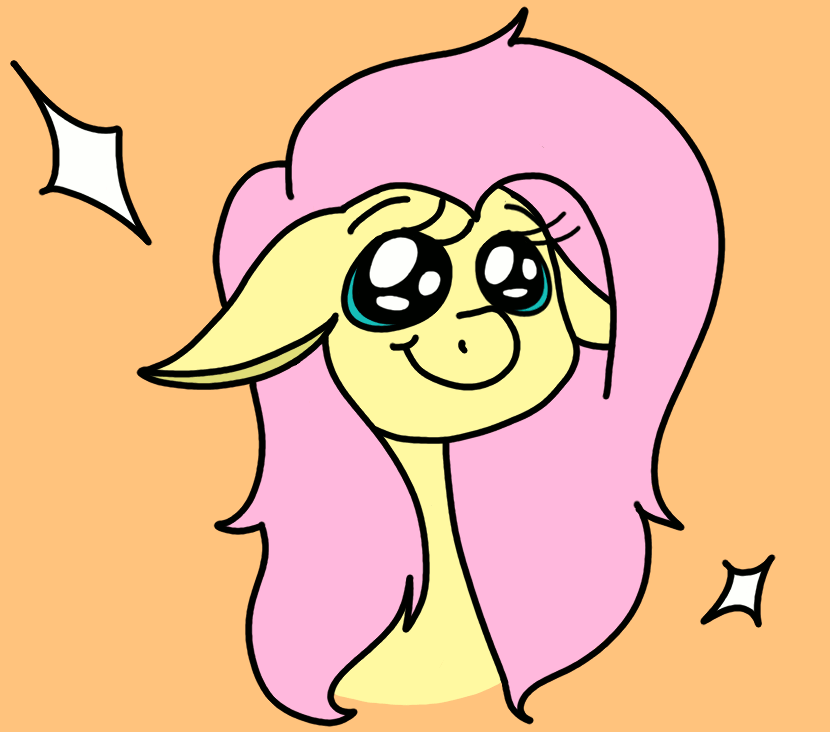 Size: 830x732 | Tagged: safe, artist:galopade, part of a set, character:fluttershy, animated, female, puppy dog eyes, solo
