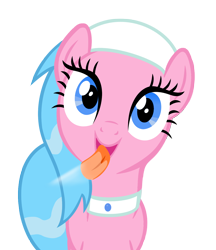 Size: 1280x1482 | Tagged: safe, artist:umbra-neko, character:aloe, aloebetes, cute, female, fourth wall, licking, licking ponies, solo, vector