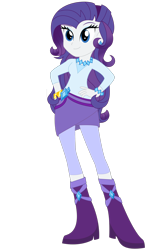 Size: 1600x2400 | Tagged: safe, artist:sparkle-bubba, character:rarity, my little pony:equestria girls, alternate hairstyle, female, simple background, solo, transparent background