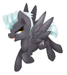 Size: 1487x1679 | Tagged: safe, artist:zmei-kira, character:thunderlane, species:pegasus, species:pony, cute, male, simple background, solo, stallion, thunderbetes, transparent background
