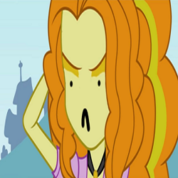 Size: 300x300 | Tagged: safe, artist:zxinsanity, character:adagio dazzle, female, reaction image, solo