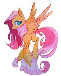 Size: 840x1048 | Tagged: safe, artist:chop4, character:fluttershy, species:pegasus, species:pony, cute, ear fluff, female, flying, long tail, looking at you, mare, no pupils, shyabetes, simple background, solo, spread wings, transparent background, wings