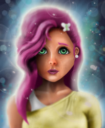 Size: 1440x1752 | Tagged: safe, artist:reillyington86, character:fluttershy, species:human, female, humanized, solo