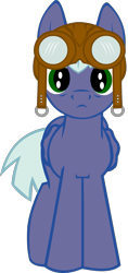 Size: 869x1842 | Tagged: safe, artist:neoartimus, artist:sigmavirus1, oc, oc only, oc:cruise control, species:pegasus, species:pony, goggles, simple background, transparent background, turnabout storm, vector