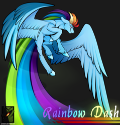 Size: 3273x3421 | Tagged: safe, artist:phoeberia, character:rainbow dash, big wings, female, flying, solo