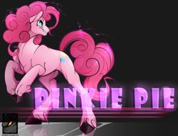 Size: 3017x2313 | Tagged: safe, artist:phoeberia, character:pinkie pie, species:earth pony, species:pony, cloven hooves, female, mare, smiling, solo