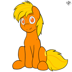 Size: 1080x1080 | Tagged: safe, artist:eisky, artist:frenchfreis, oc, oc only, species:earth pony, species:pony, looking at you, simple background, smiling, solo, transparent background