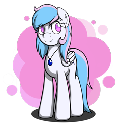 Size: 1499x1499 | Tagged: safe, artist:eisky, artist:frenchfreis, oc, oc only, oc:starburn, species:pegasus, species:pony, jewelry, necklace, simple background, smiling, transparent background, wings