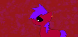 Size: 1006x484 | Tagged: safe, artist:spqr21, oc, oc only, species:earth pony, species:pony, abstract background, black sclera, ear piercing, earring, earth pony oc, jewelry, piercing, solo