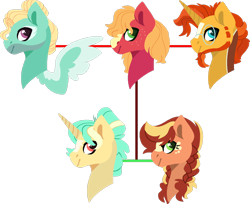 Size: 1280x1046 | Tagged: safe, artist:klawiee, character:big mcintosh, character:sunburst, character:zephyr breeze, parent:big macintosh, parent:sunburst, parent:zephyr breeze, species:pony, family tree, gay, macburst, magical gay spawn, male, multiple parents, offspring, shipping, simple background, transparent background, zephyrburst, zephyrmac, zephyrmacburst