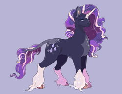 Size: 851x662 | Tagged: safe, artist:xeiphi, character:nightmare rarity, character:rarity, species:classical unicorn, g4, simple background, solo