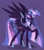 Size: 3500x4000 | Tagged: safe, artist:orin331, character:nightmare twilight sparkle, character:twilight sparkle, species:alicorn, species:pony, g4, regalia, simple background, solo