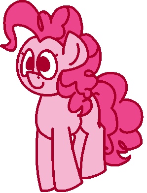 Size: 298x392 | Tagged: safe, artist:skookz, character:pinkie pie, species:earth pony, species:pony, g4, animated, bouncing, cute, female, gif, happy, hooves, mare, simple background, smiling, solo, tail, transparent background