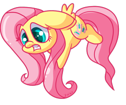 Size: 1200x1000 | Tagged: safe, artist:zoiby, character:fluttershy, species:pegasus, species:pony, g4, chibi, feathered wings, feathers, female, flying, mare, signature, simple background, solo, spread wings, tail, transparent background, wings